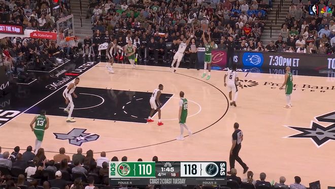 文班亚马统治全场 福克斯关键表现助马刺力克凯