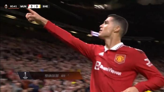 曼联30大胜谢尔夫 C罗破门建功助球队取关键三分